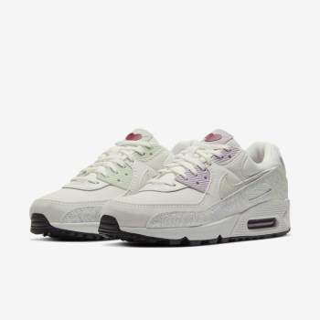 Nike Air Max 90 - Női Utcai Cipő - Fehér/Fehér